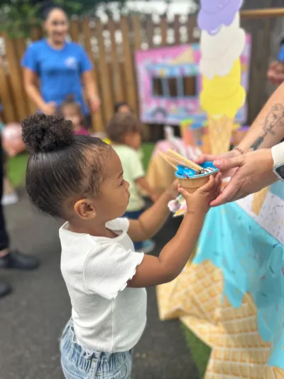 Child at Little Heaven Daycare